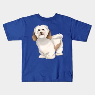 Havanese Dog Color 1 Kids T-Shirt